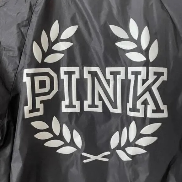 Victoria’s Secret Pink Black Bomber Jacket - Picture 5 of 5